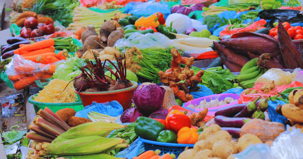 Vegetable shop in Hanoi