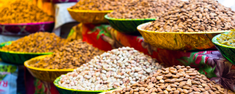 Heaps of variety of dry fruits in chandni chowk delhi for sale