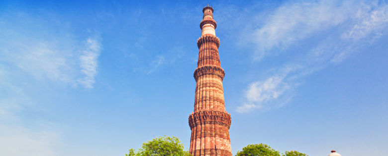 Qutub Minar, the world tallest brick minaret