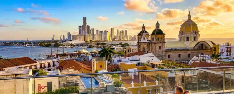 Casas coloridas en Cartagena de Indias Cartagena de Indias