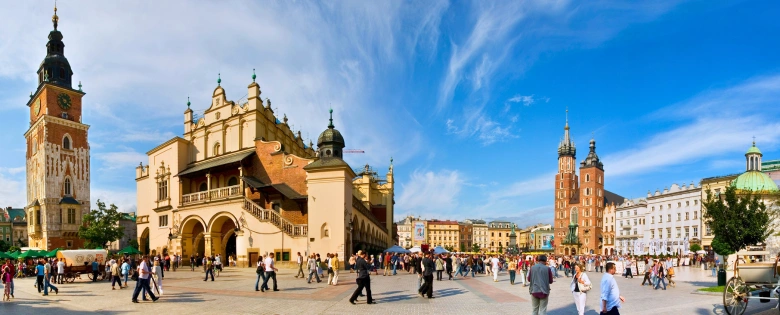 Plaza en Cracovia