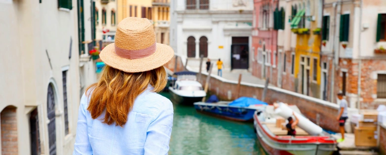 Turista en Venecia