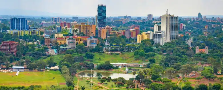 Vista Panorámica de Nairobi en Kenya