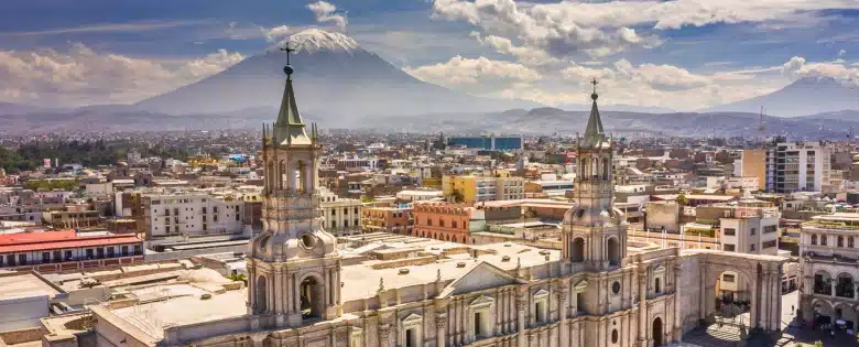 Panoramic view of Arequipa