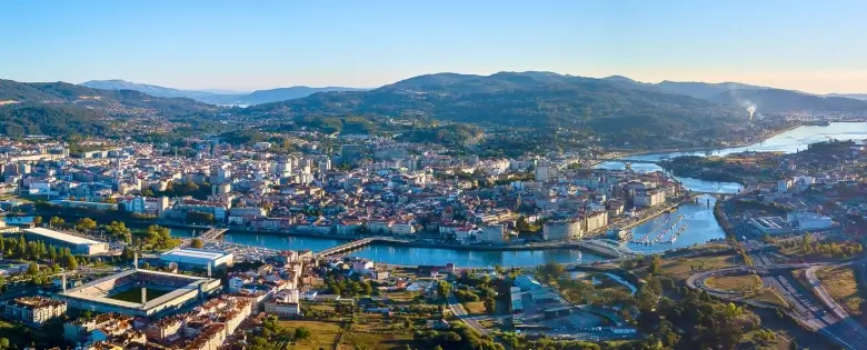 Vista panorámica de Pontevedra