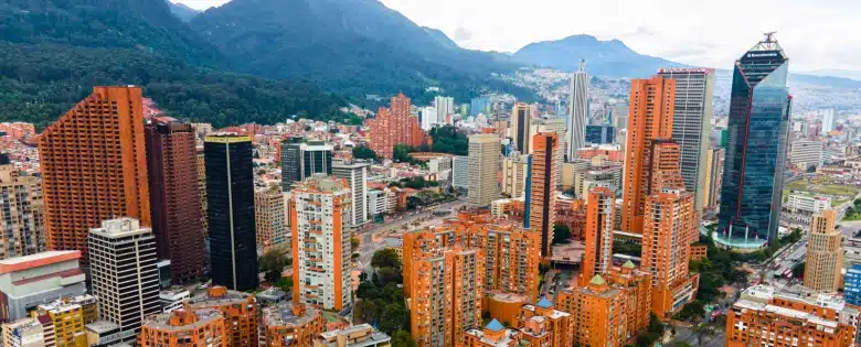 Vista panorámica de Bogotá